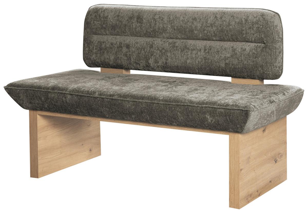 Sitzbank Beluna Ii - Eichefarben/Beige, KONVENTIONELL, Holzwerkstoff/Textil (120/87/67cm) - James Wood