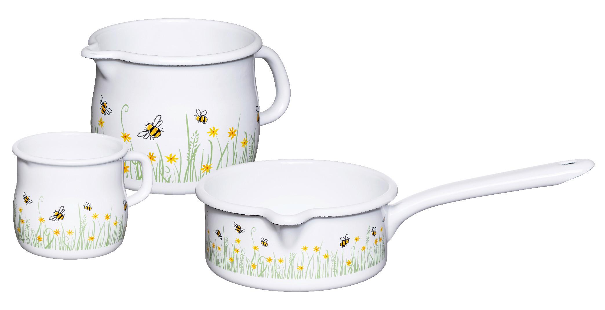 Kochtopfset 3-teilig Multicolor - Multicolor, Basics, Metall (30,80/30,80/17,50cm) - Riess