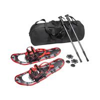 Schneeschuhe inkl. Steighilfe, Tasche und Wanderstöcke - Graphitfarben/Schwarz, Basics, Kunststoff (67/26/10cm) - Ondega