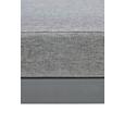 Loungegarnitur 4-Tlg. Rio aus Metall/Glas mit Kissen - Dunkelgrau/Anthrazit, MODERN, Glas/Textil (214/130cm) - Beldano