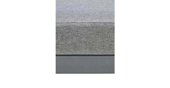 Loungegarnitur 4-Tlg. Rio aus Metall/Glas mit Kissen - Dunkelgrau/Anthrazit, MODERN, Glas/Textil (214/130cm) - Beldano