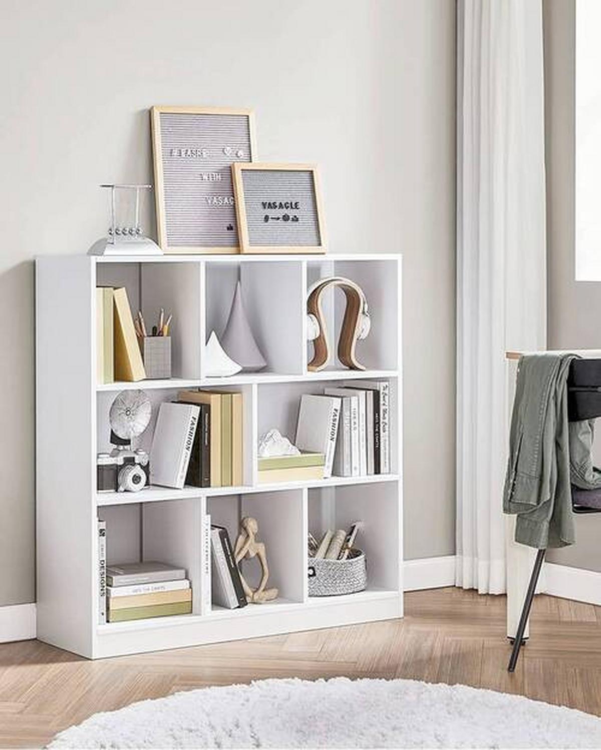 Bücherwand B: 97,5 Cm Weiß - Weiß, Basics, Holzwerkstoff (97,5/100/30cm) - Boxxx