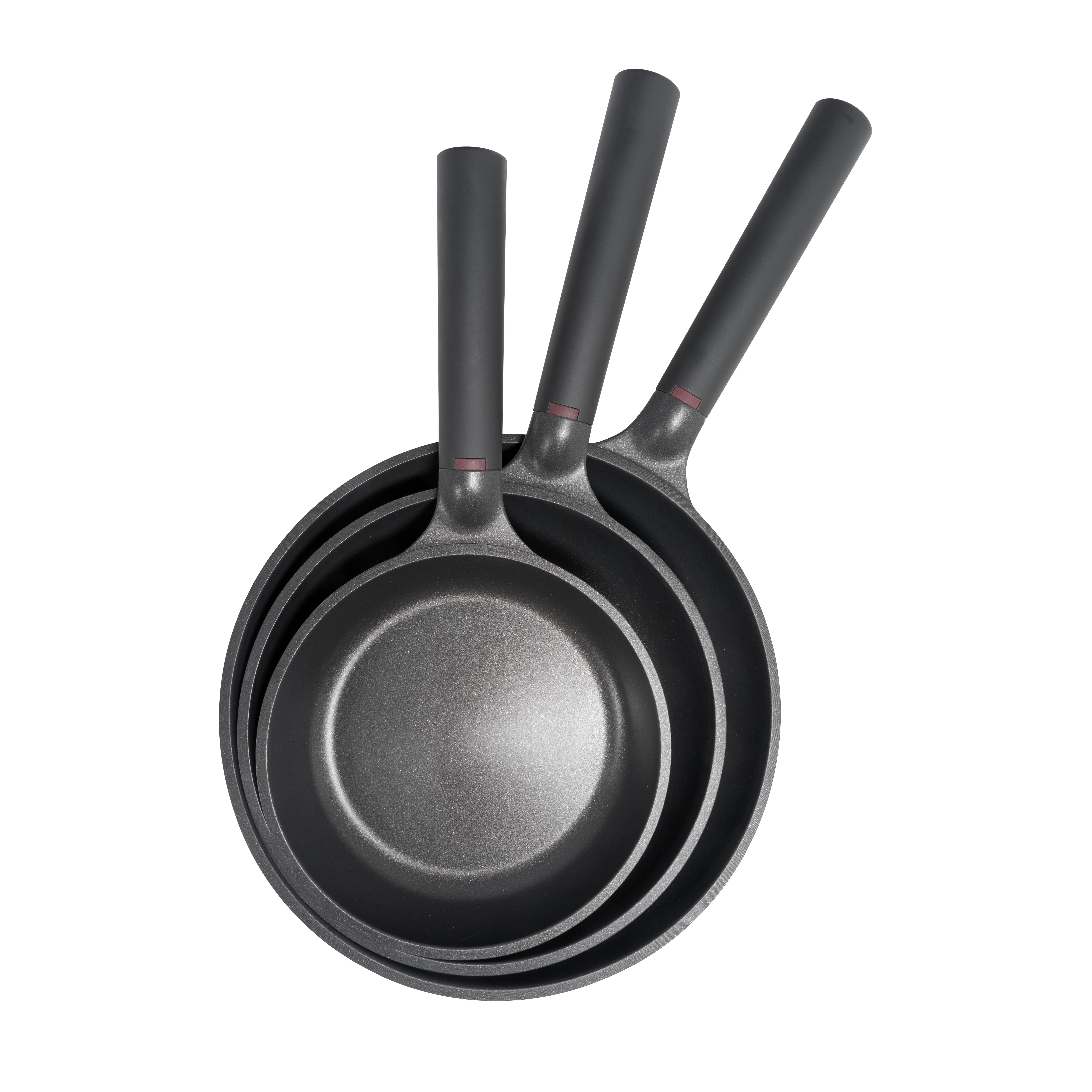 PFANNENSET BLACK TITAN - Schwarz, Basics, Metall (50/19/16,5cm)