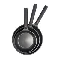 PFANNENSET BLACK TITAN - Schwarz, Basics, Metall (50/19/16,5cm)