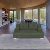 Schlafsofa mit Bettkasten Ben Grün - Waldgrün/Chromfarben, Design, Holzwerkstoff/Textil (200/90/110cm) - P & B