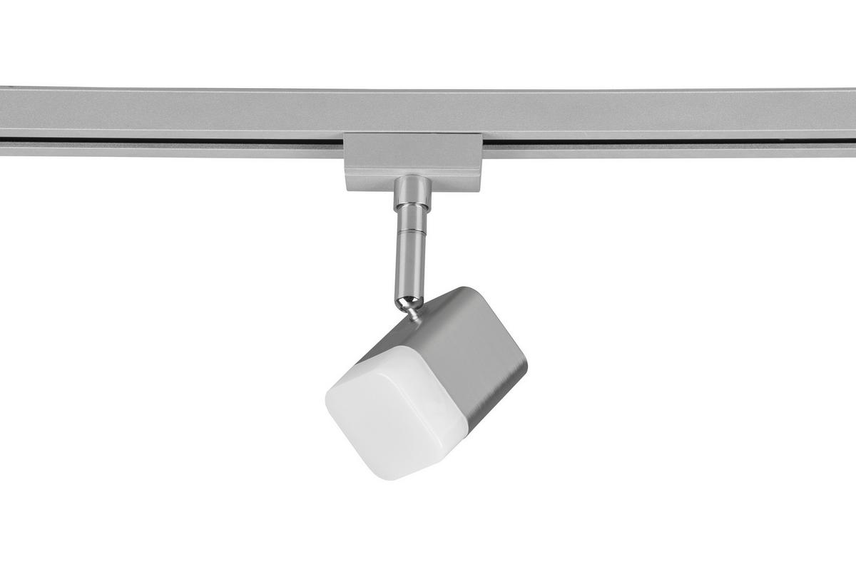 Deckenleuchte Duoline Spot Roubaix L: 5 cm, dimmbar - Nickelfarben, Basics, Metall (5,0/14,0/8,5cm) - Trio Leuchten