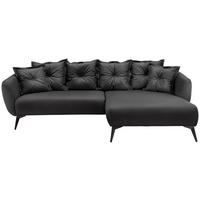 Ecksofa Baggio Schwarz S: 277x162 cm - Schwarz, MODERN, Textil (277/162cm) - Livetastic