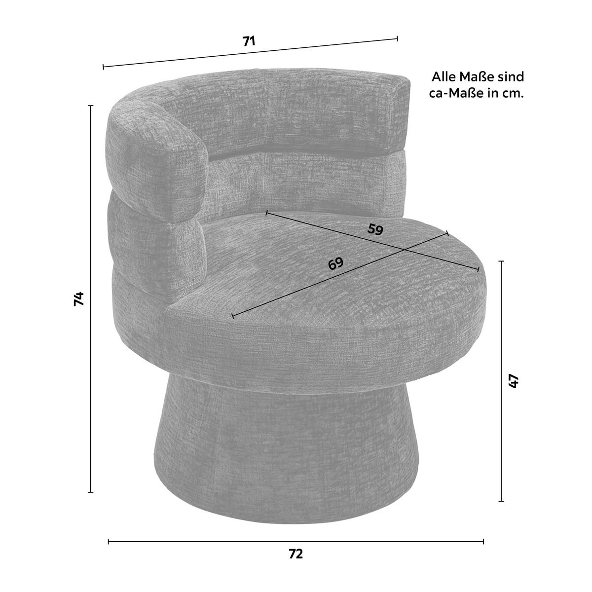 STOLIČKA JULINA - čierna, Modern, drevo/textil (71/74/72cm) - Bessagi Home