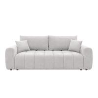 Schlafsofa Chelim Lux 3Dl Grau B: 241cm - Schwarz/Grau, Design, Textil (241/90/106cm) - MID.YOU