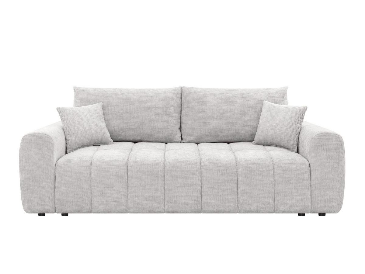 Schlafsofa Chelim Lux 3Dl Grau B: 241cm - Schwarz/Grau, Design, Textil (241/90/106cm) - MID.YOU