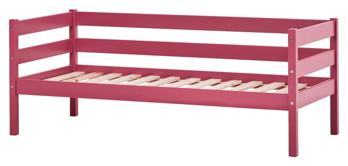 Kinder-/jugendbett Comfort Pink, Lf: 70x160 Cm - Pink, MODERN, Holz (70/160cm) - MID.YOU