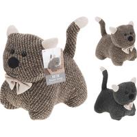 ZARÁŽKA NA DVERE HZ1101270 - hnedá/sivá, Basics, textil (20/19/14cm)