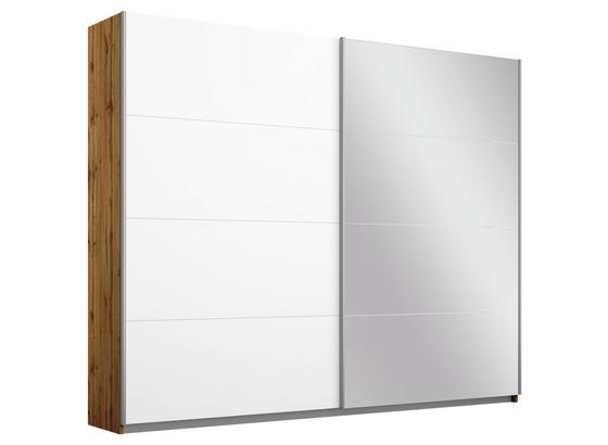 Schwebetürenschrank Belluno 226 cm Wotan/Weiß/sp. - Eichefarben/Weiß, MODERN, Holzwerkstoff (226/210/62cm) Schwebetürenschrank Belluno 226 cm Wotan/Weiß/sp. - Eichefarben/Weiß, MODERN, Holzwerkstoff (226/210/62cm)