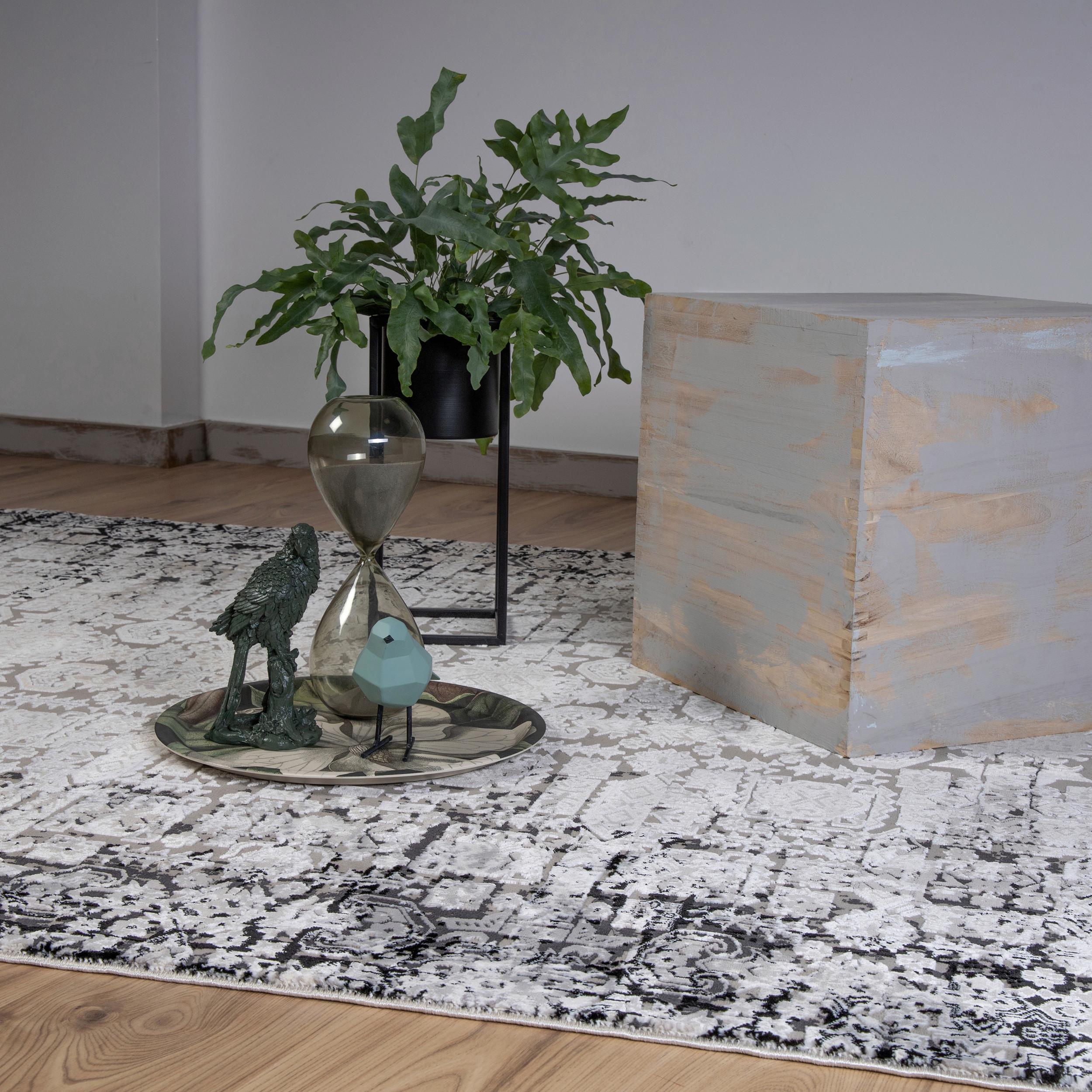 Webteppich My Phoenix - Grau, LIFESTYLE, Textil (200/290cm) - Obsession