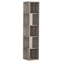Eckregal Piano Eckregal - Beige, Design, Holzwerkstoff (32/159/32cm) - Livetastic