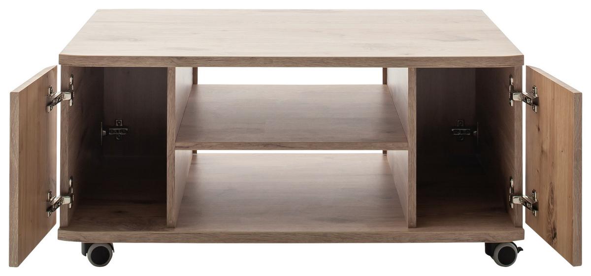 Couchtisch Prato Eichefarben B: 92 cm - Eichefarben, Design, Holzwerkstoff (92/43/55cm) - MID.YOU