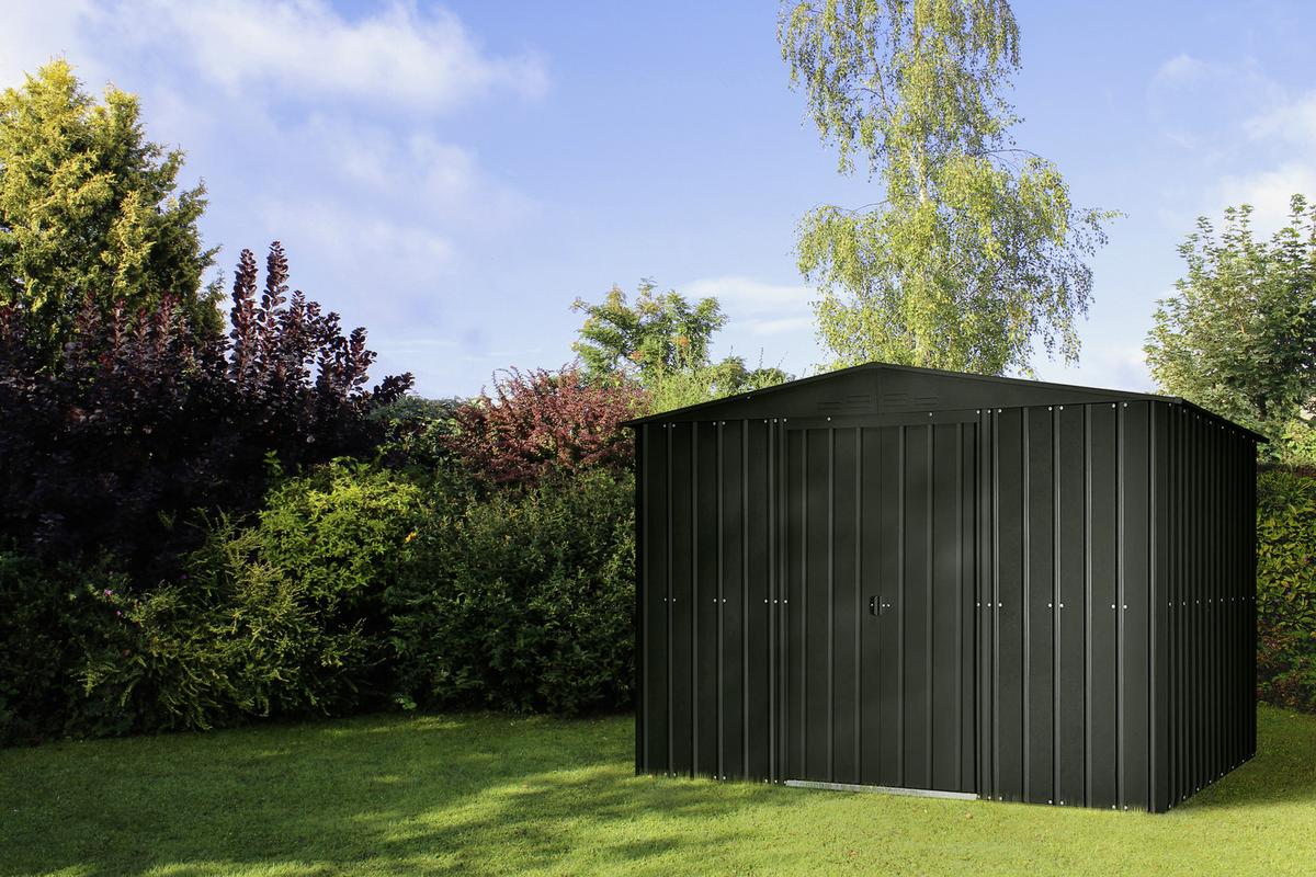 Gerätehaus ohne Boden 308x202x247 cm - Anthrazit, Basics, Metall (308/202/247cm)