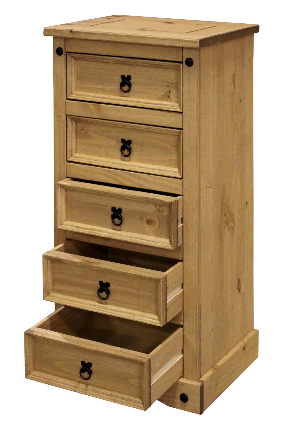 Kommode Honigfarben B: 53cm - Honig, Natur, Holz (53/109/39cm) - Livetastic