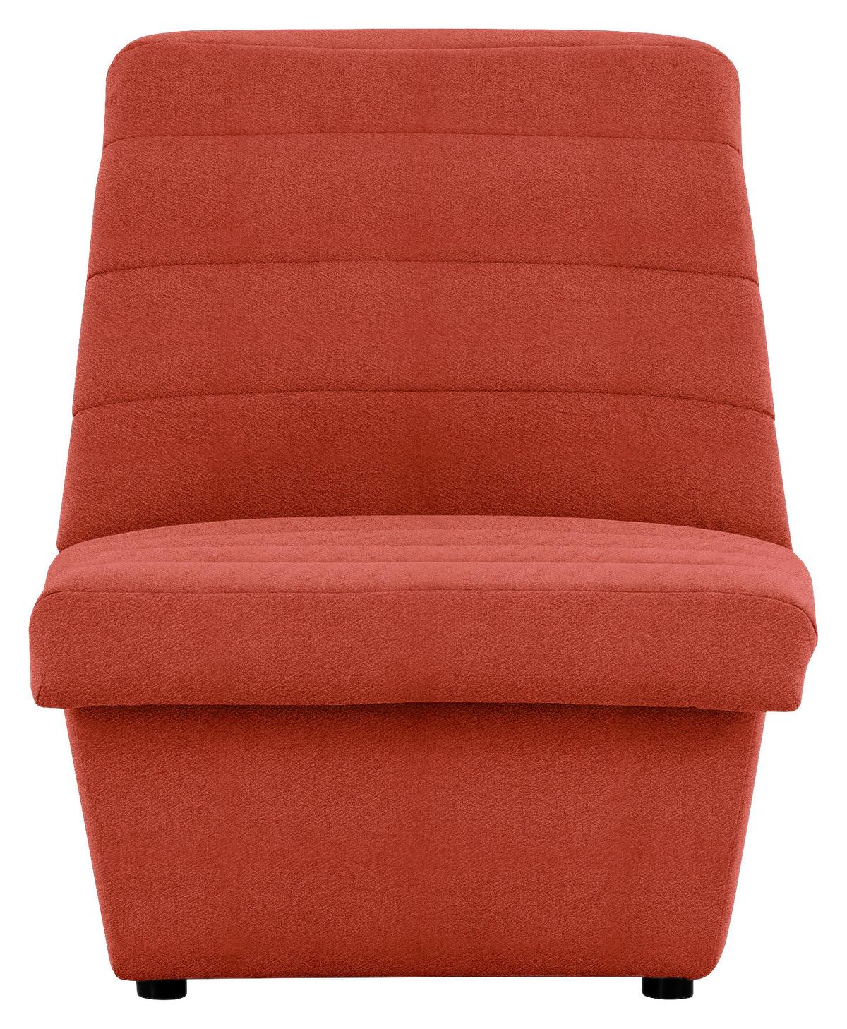 Sessel Looks Viii - Schwarz/Orange, Design, Textil (72/92/103cm) - LOOKS by W.Joop