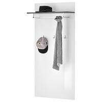 Wandpaneel Boston Weiß/Anthrazit - Anthrazit/Weiß, Design, Holzwerkstoff (70/151/27cm) - MID.YOU