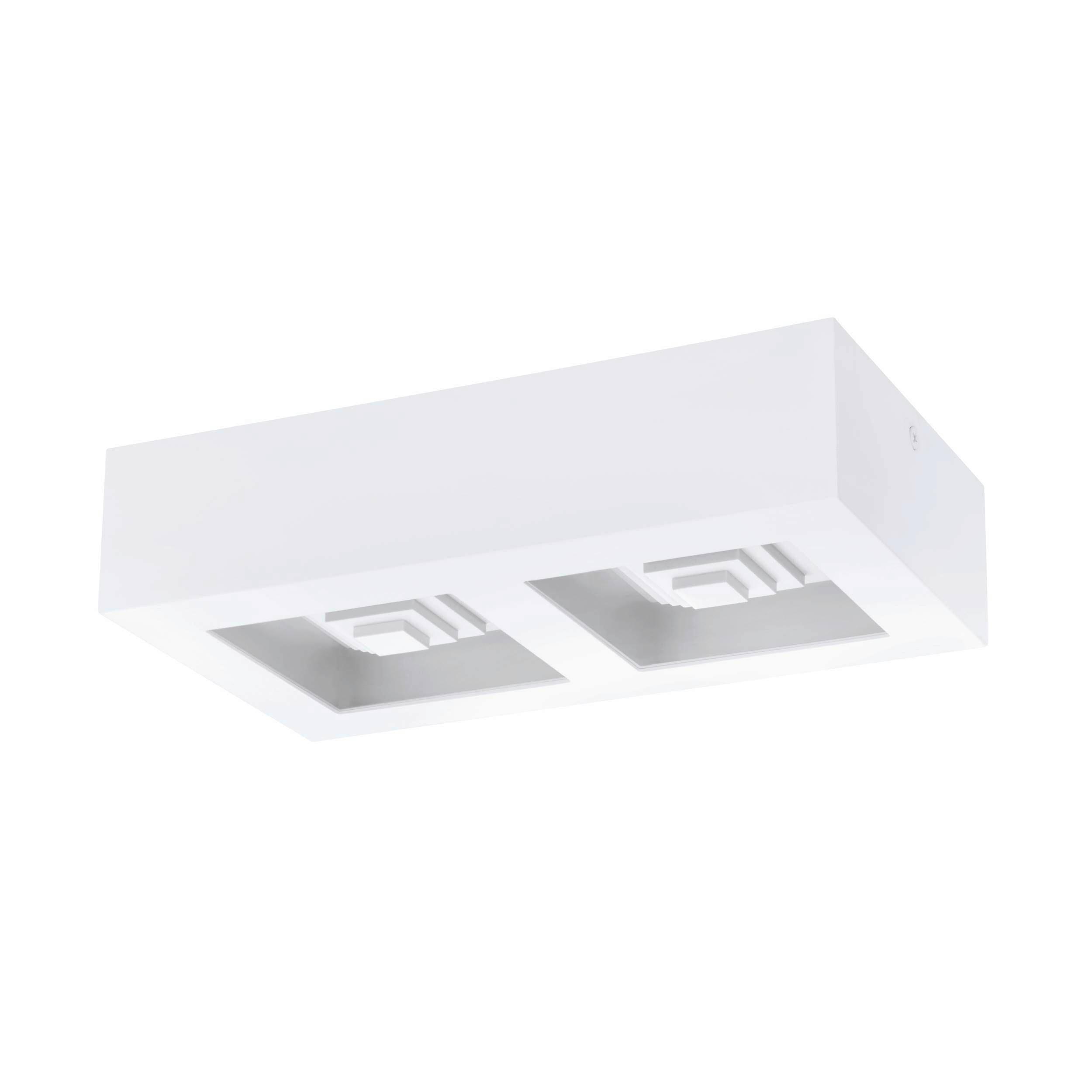 Deckenleuchte 96792* Ferreros - Weiß, KONVENTIONELL, Kunststoff/Metall (25,5/14/6cm) - Eglo