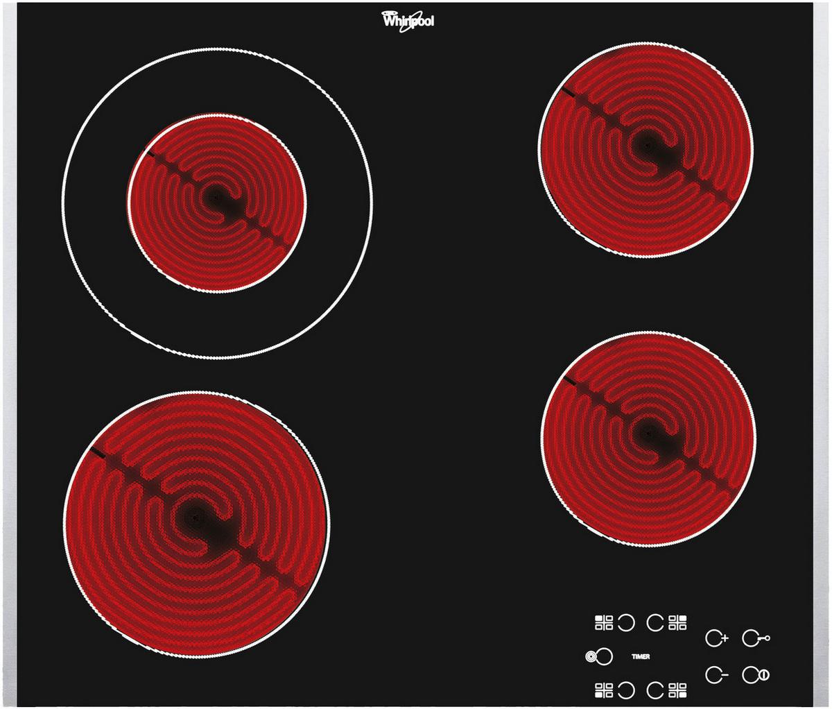 Sklokeramická varná doska Whirpool AKT 8130 LX - čierna, Modern (58/46/51cm) - Whirlpool