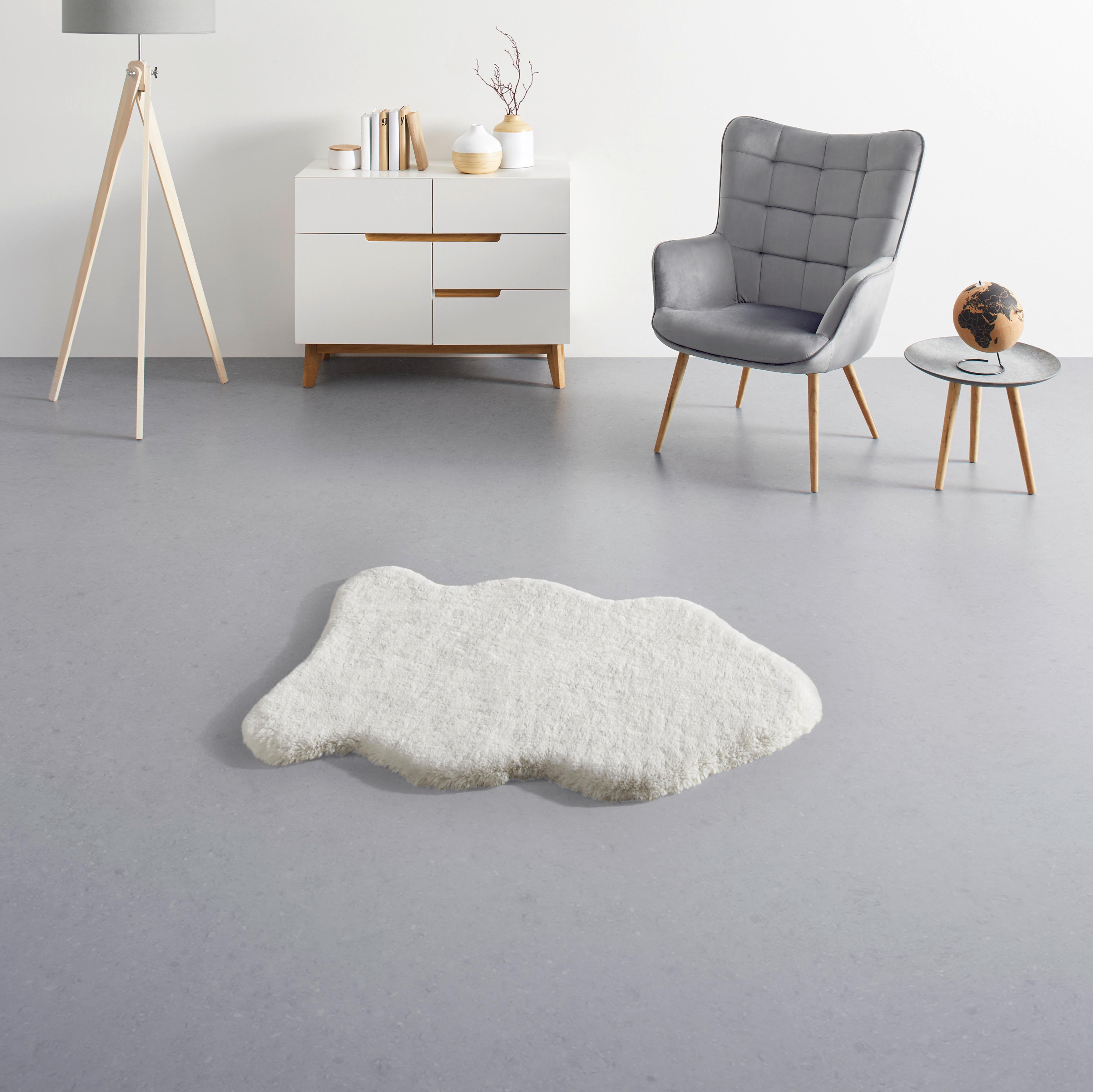 UMĚLÁ KOŽEŠINA Nico 1, 60/90cm, krémová - krémová, Konvenční, kožešina (60/90cm) - Mömax