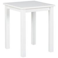 Beistelltisch Kiefer Massiv Asgar, Weiß - Weiß, Basics, Holz (45/45/55cm) - MID.YOU