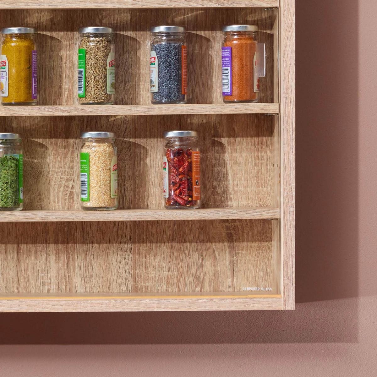 Wandregal Artisario 80 cm Eichefarben - Eiche Artisan, Basics, Holzwerkstoff (80/60/9,5cm) - MID.YOU