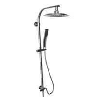 Brausegarnitur Stiloval Chrom 2-Fach verstellbar - Chromfarben, Design, Kunststoff (11,5/101/29cm) - Schütte