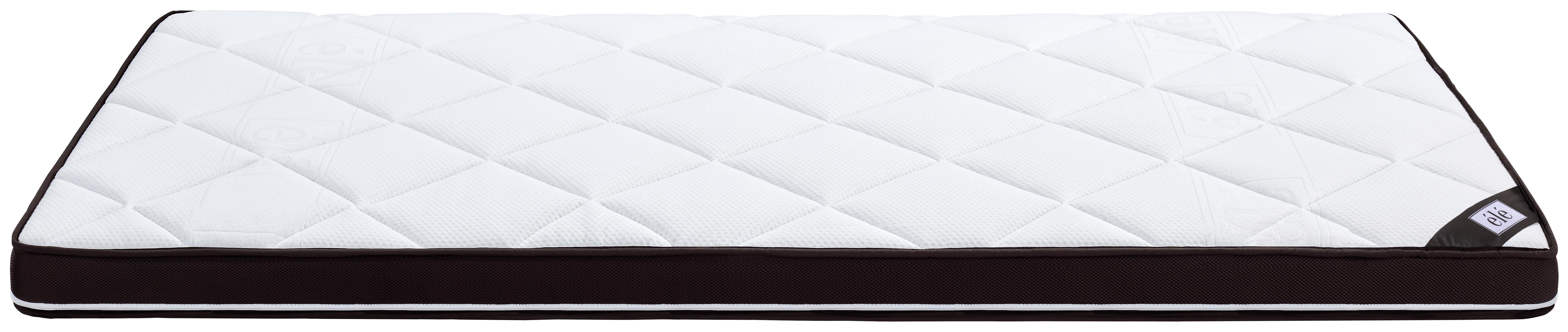 Topper Luxe 180x200 cm H2/H3 Kaltschaumkern/ Viscoschaumkern - Weiß, Textil (180/200cm) - Ele