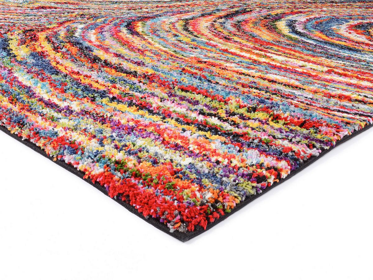 Webteppich Color Face Multicolor 140x200 cm - Multicolor, Trend, Textil (140/200cm) - Novel