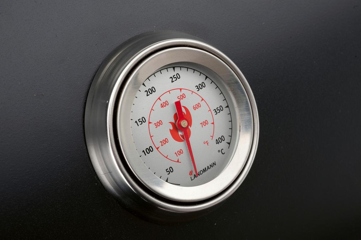 Holzkohlegrill Taurus - Schwarz, Basics, Holz/Metall (81/53/105cm)