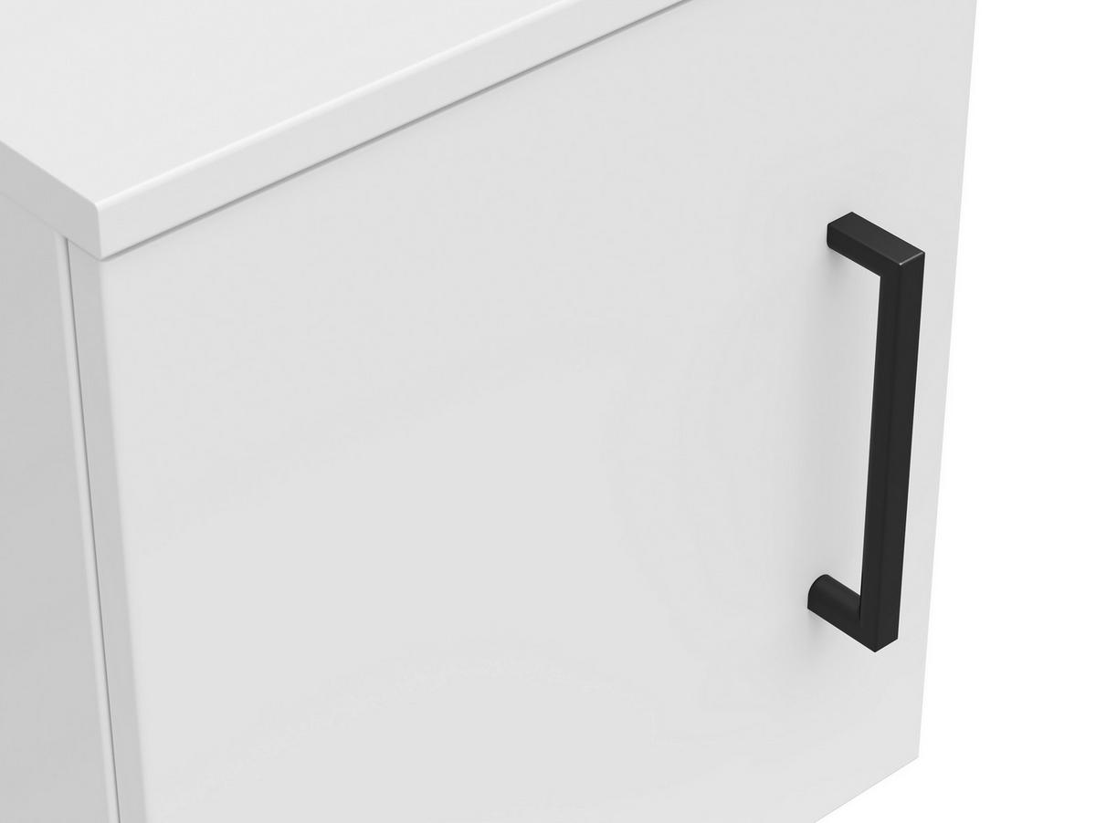 Nadstavec na skriňu MULTISTAURAUM š: 30cm - čierna/biela, Modern, kompozitné drevo/plast (30/35/40cm)