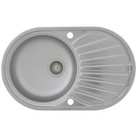 Spüle Respekta Einbauspüle 77x48 - Edelstahlfarben, Trend, Metall (77/20/48cm) - Respekta