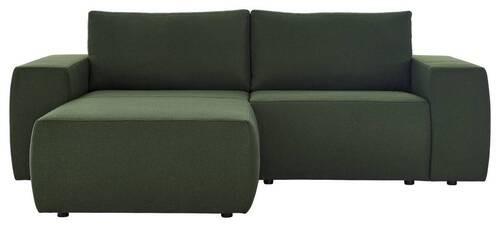 Ecksofa Looks Ii Grün Webstoff - Schwarz/Grün, Design, Textil (160/242cm) - LOOKS by W.Joop