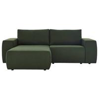 Ecksofa Looks Ii Grün Webstoff - Schwarz/Grün, Design, Textil (160/242cm) - LOOKS by W.Joop