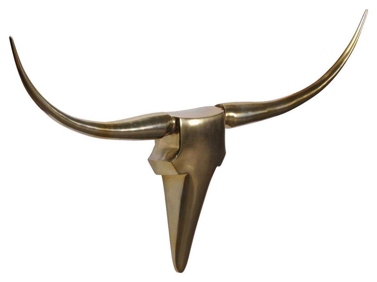 Wanddeko Wohnling Goldfarben B: 125 cm - Goldfarben, MODERN, Metall (125/60/10cm) - MID.YOU