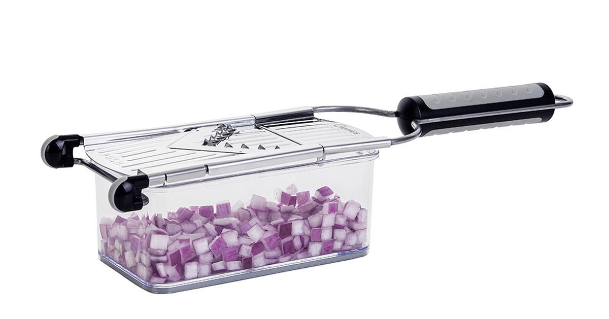 Küchenreibe Nicer Dicer Speed Metall, 9er-Set - Edelstahlfarben, Basics, Metall - Genius
