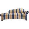 Ottomane Torello Blau B: 86 cm - Wengefarben/Blau, KONVENTIONELL, Textil (190/84/86cm) - Livetastic