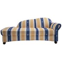 Ottomane Torello Blau B: 86 cm - Wengefarben/Blau, KONVENTIONELL, Textil (190/84/86cm) - Livetastic