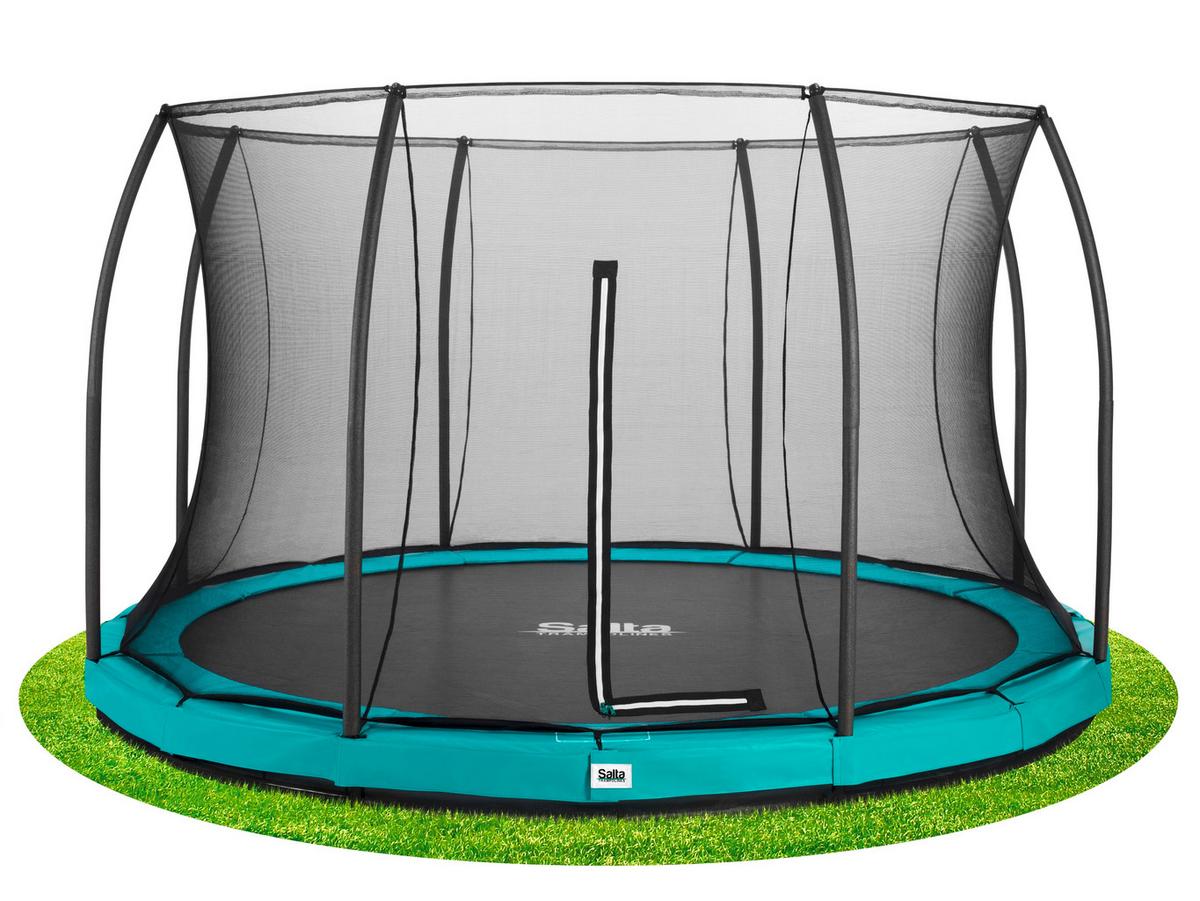 Trampolin 5398g - Grün, Basics, Metall (427cm) - Salta