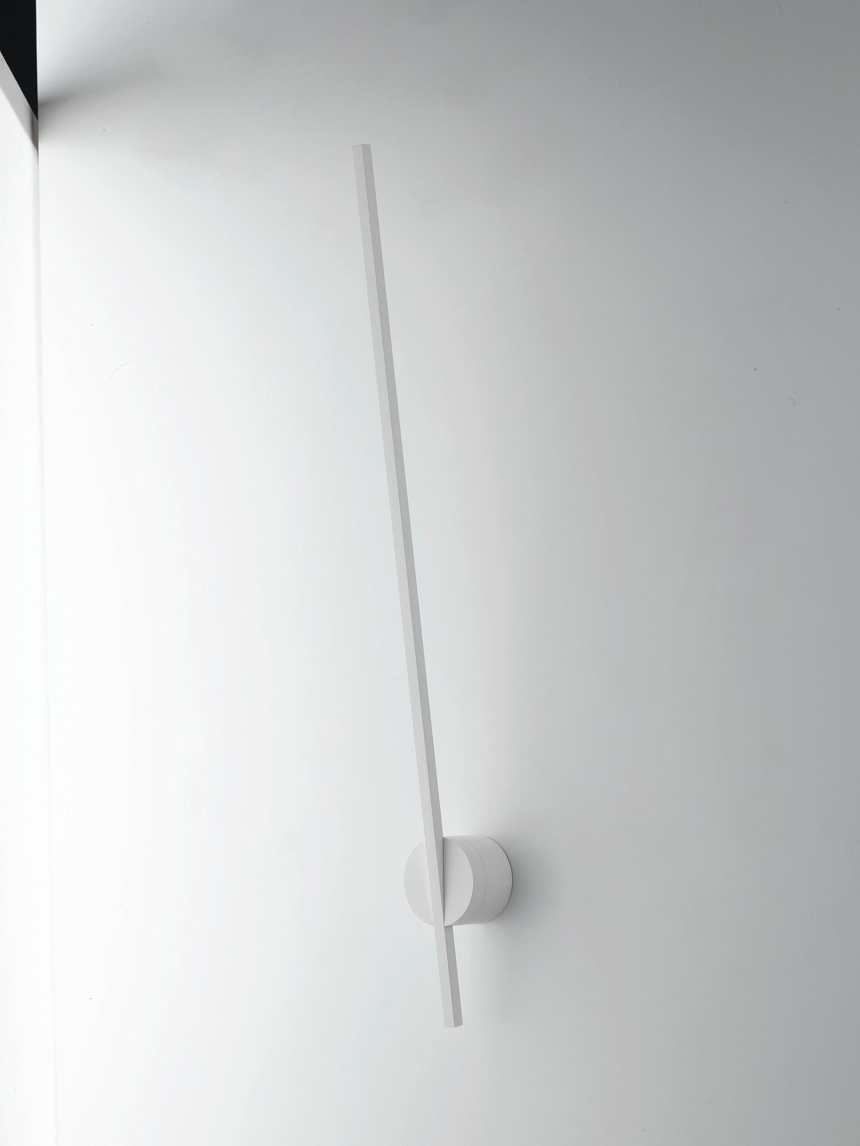 Led-wandleuchte Led-Shanghai-Ap Bco - Weiß, Design, Metall (78,8/8/8cm)