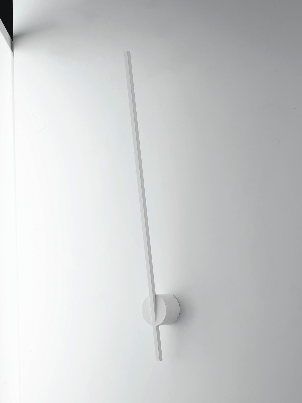 Led-wandleuchte Led-Shanghai-Ap Bco - Weiß, Design, Metall (78,8/8/8cm)