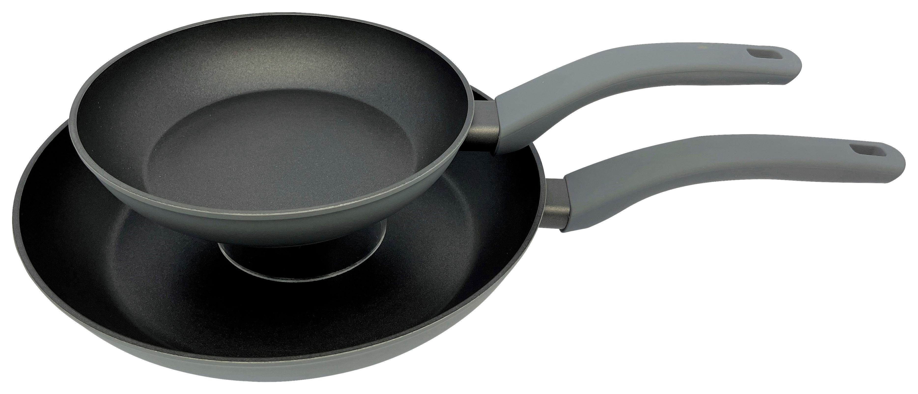 2-teiliges Pfannenset aus Aluminium