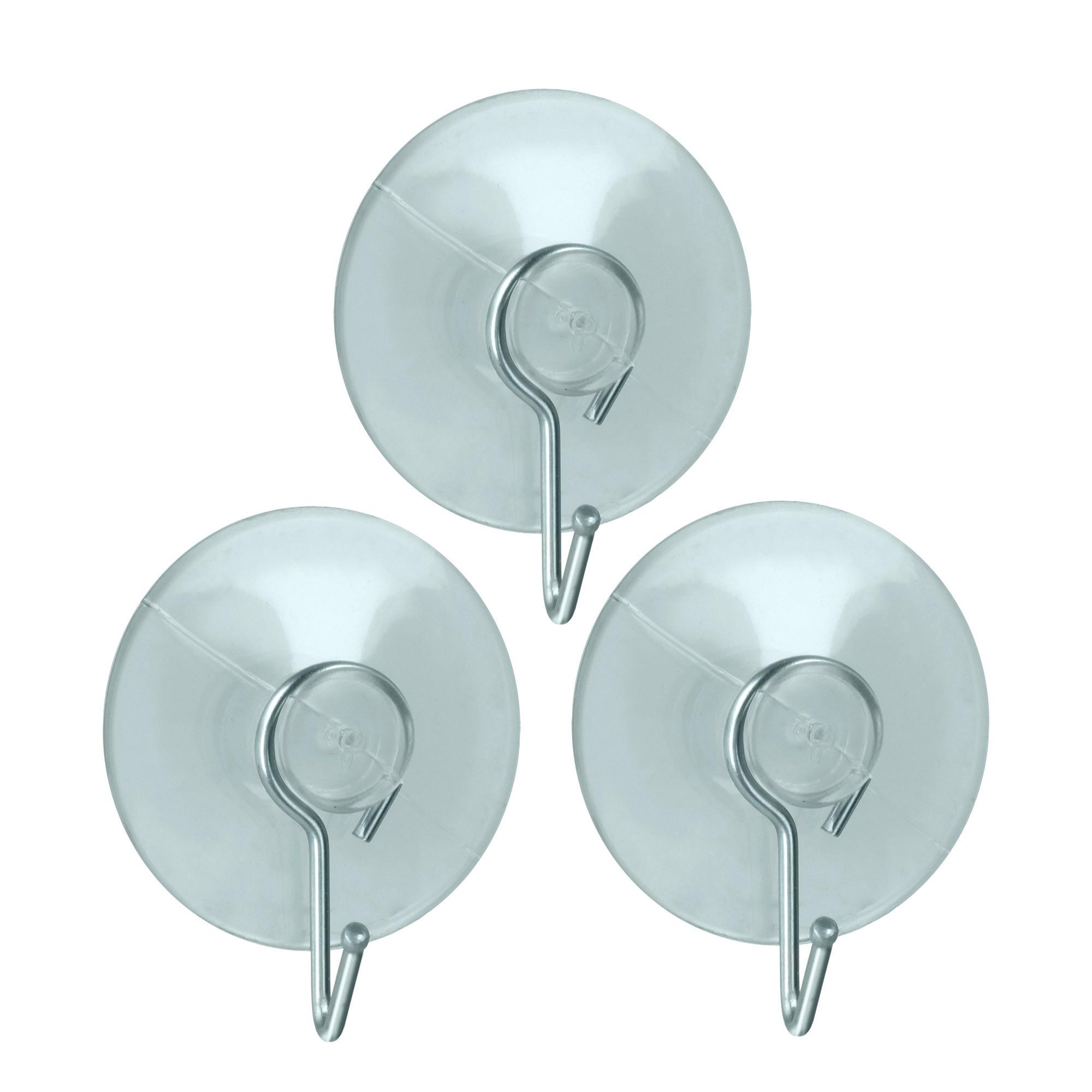 Saughakenset Malika Klar 3er B/h/t:  Ca. 9,5/16/2,8 Cm - Transparent, Basics, Kunststoff (9,50/16/2,80cm) - Metaltex