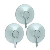 Saughakenset Malika Klar 3er B/H/T:  ca. 9,5/16/2,8 cm - Transparent, Basics, Kunststoff (9,50/16/2,80cm) - Metaltex