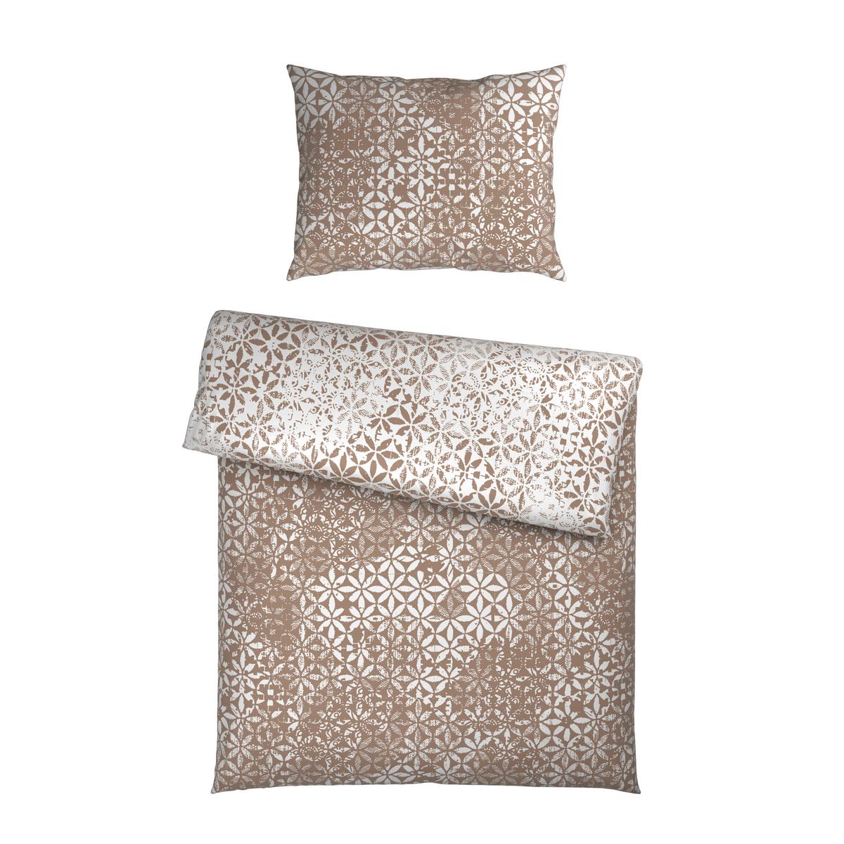 POSTEĽNÁ BIELIZEŇ DANIELA - taupe, Konventionell, textil (140/200cm) - Mömax