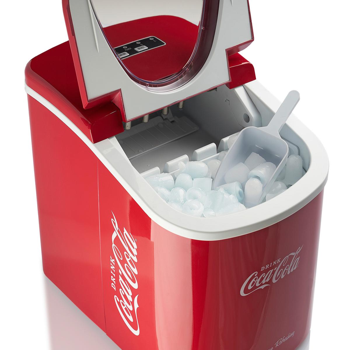 Eiswürfelmaschine Coca-Cola Seb-14cc 12 Kg/24 H - Rot/Weiß, Basics, Kunststoff (28/37,6/37,3cm) - Silva Homeline