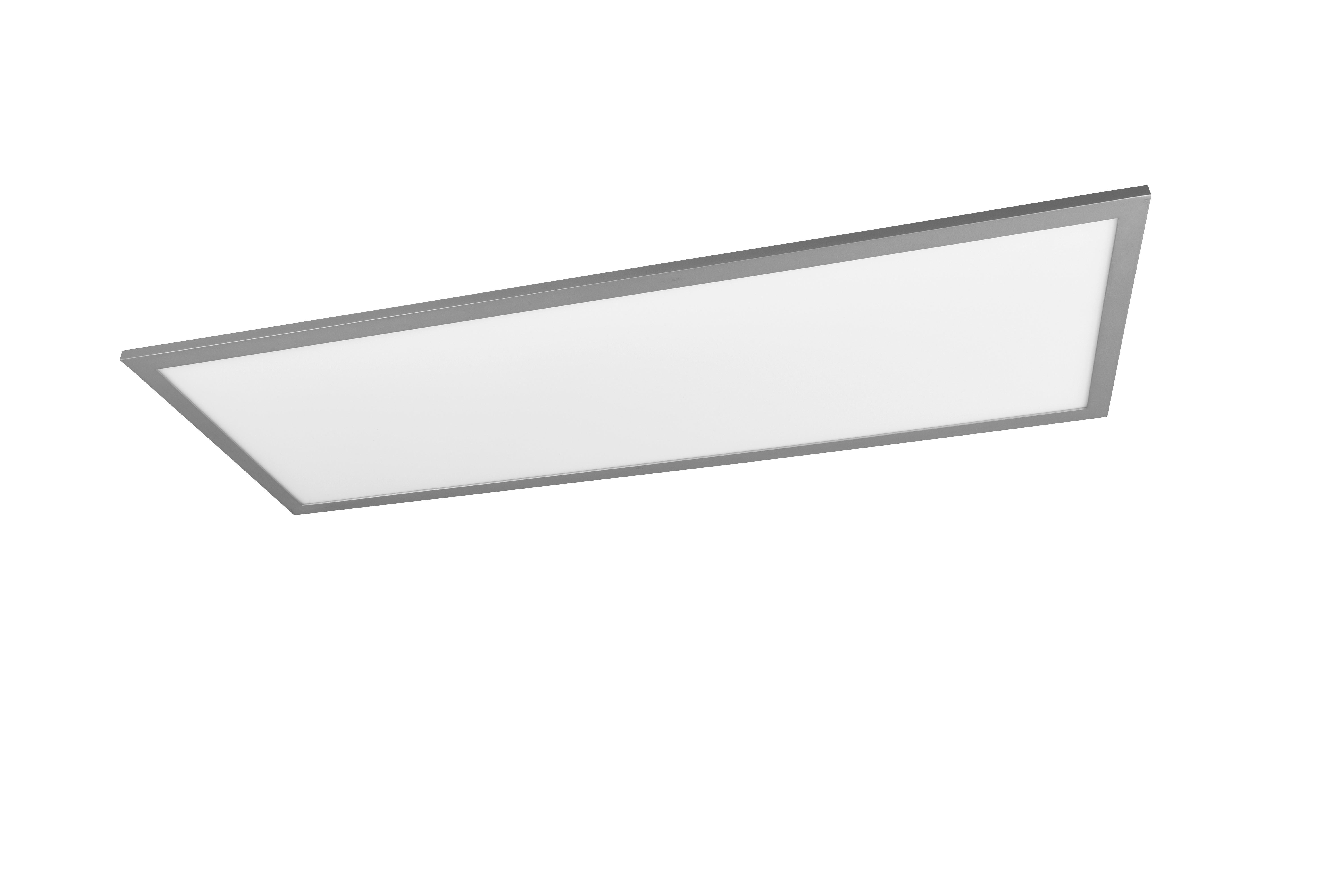 LED-Deckenleuchte Gamma L: 80 cm mit Fernbedienung - Titanfarben, Basics, Metall (80/29/5cm)